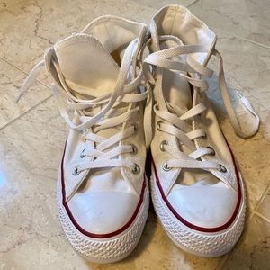 Converse high tops BARLEY USED